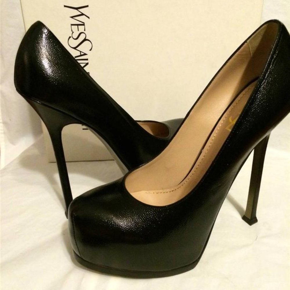 Yves Saint Laurent Black Women's Heels